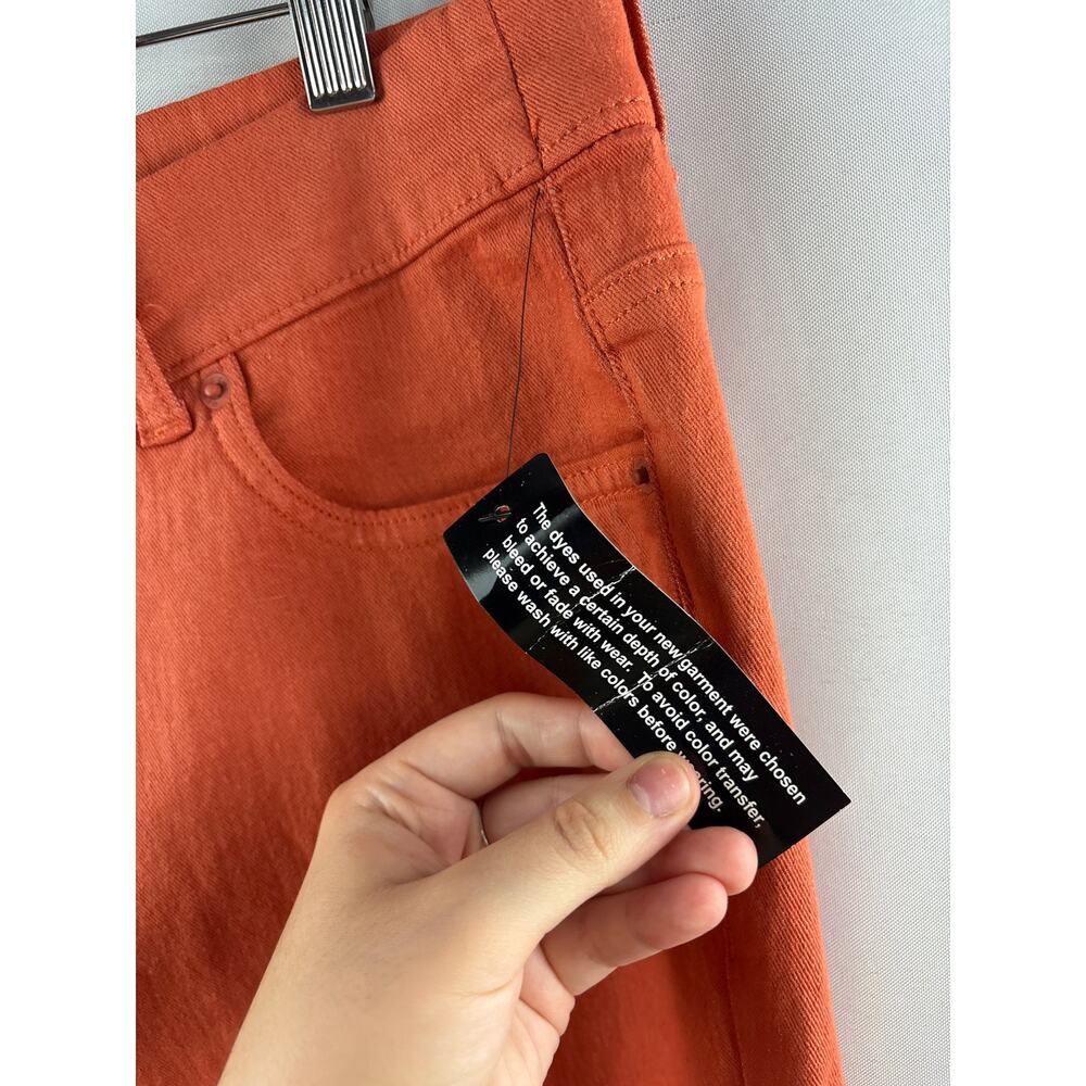 Women’s D&Co Size 14 Burnt Orange Straight Leg Pants - Picture 4 of 6